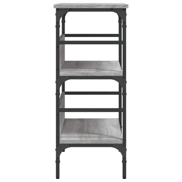 vidaXL konsolbord 75x32x75 cm konstrueret træ grå sonoma-eg