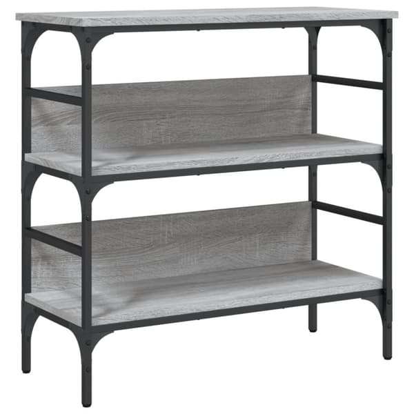 vidaXL Konsollbord grå sonoma 75x32x75 cm konstruert tre
