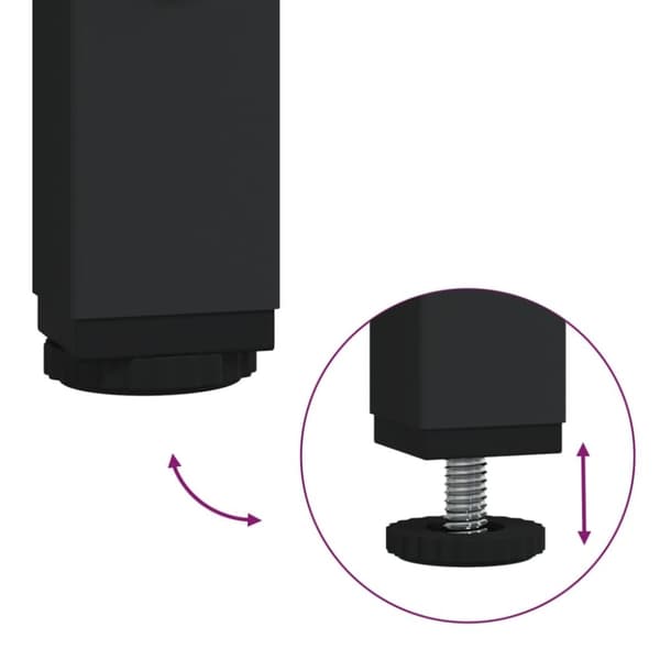 vidaXL konsolbord med hylde 75x29x75 cm konstrueret træ brunt egetræ