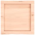 Miniatyrbillede 4 af 9: bordplade 40x40x(2-4)cm naturlig kant ubehandlet massivt træ