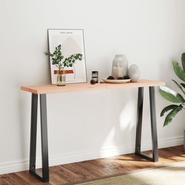 Bordsskiva 160x40x(2-6) cm obehandlad massiv ek levande kant
