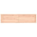 Miniatyrbild 5 av 10: Bordsskiva 160x40x(2-6) cm obehandlad massiv ek levande kant