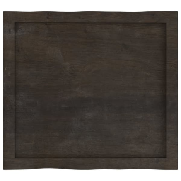 Pöytälevy ruskea 60x50x(2-6)cm käsitelty täystammi elävä reuna