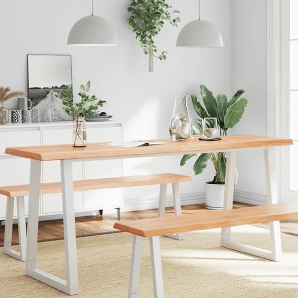 Pöytälevy ruskea 180x40x(2-4)cm käsitelty täystammi elävä reuna