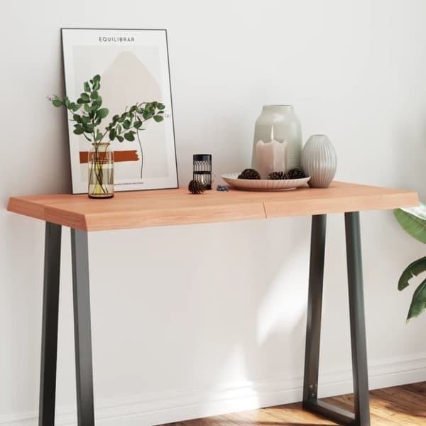 Pöytälevy ruskea 120x60x(2-6)cm käsitelty täystammi elävä reuna