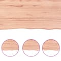 Pikkukuva 6 / 10: Pöytälevy ruskea 60x60x(2-6)cm käsitelty täystammi elävä reuna