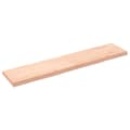 Miniatyrbillede 4 af 10: bordplade 180x40x(2-6)cm naturlig kant ubehandlet massivt træ
