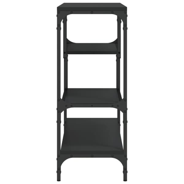 vidaXL Konsolbord svart 100x30x75 cm konstruerat trä