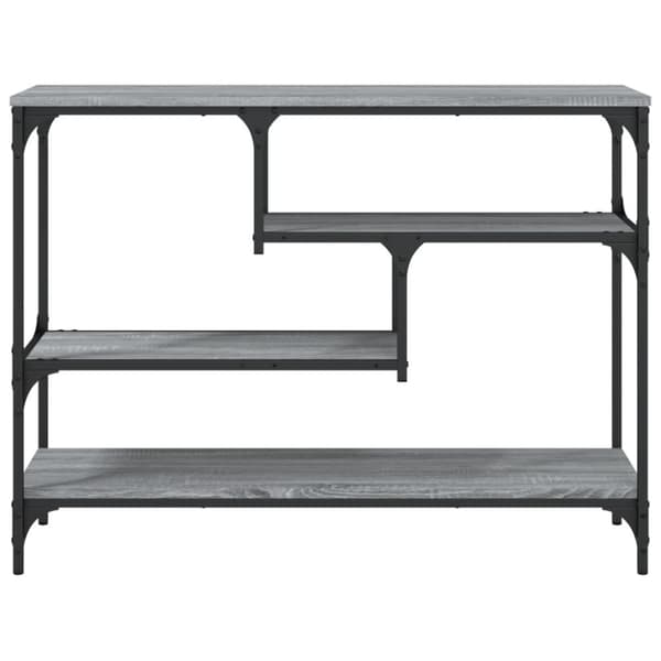 vidaXL Konsollbord grå sonoma 100x30x75 cm konstruert tre