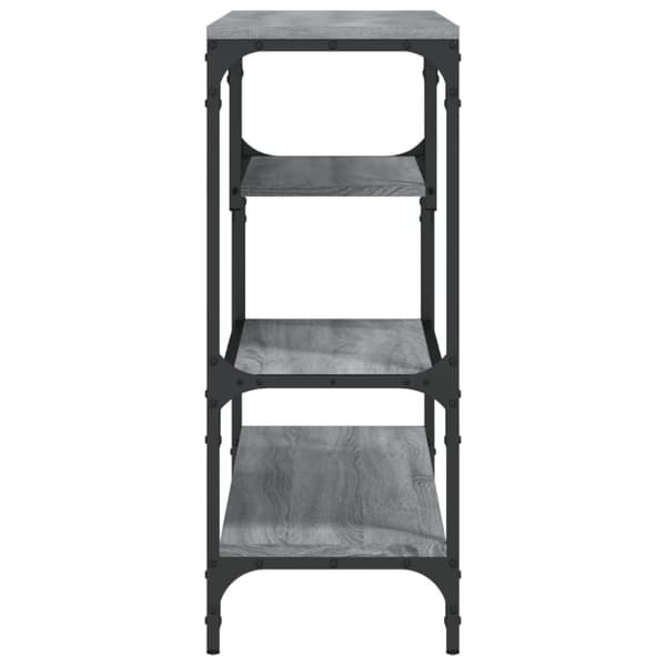 vidaXL Konsollbord grå sonoma 100x30x75 cm konstruert tre