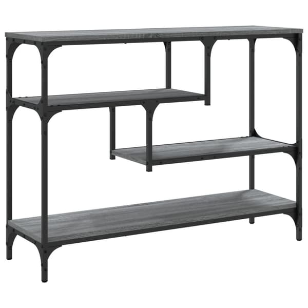 vidaXL Konsollbord grå sonoma 100x30x75 cm konstruert tre