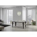 Miniatyrbild 1 av 3: Tavolo allungabileBord Flame Evolution White Ash Top 90x160 Lång 264 Antracit ram