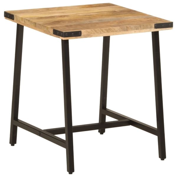 vidaXL Sidebord 45x45x50 cm heltre mango og jern
