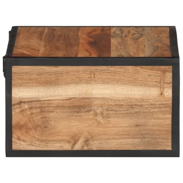 vidaXL Veggmontert nattbord 35x35x20 cm heltre akasie