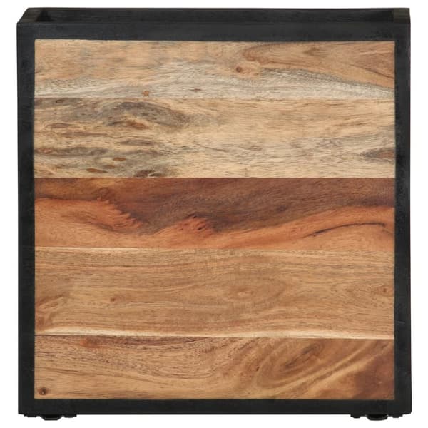 vidaXL Veggmontert nattbord 35x35x20 cm heltre akasie
