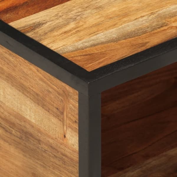 vidaXL Veggmontert nattbord 35x35x20 cm heltre akasie