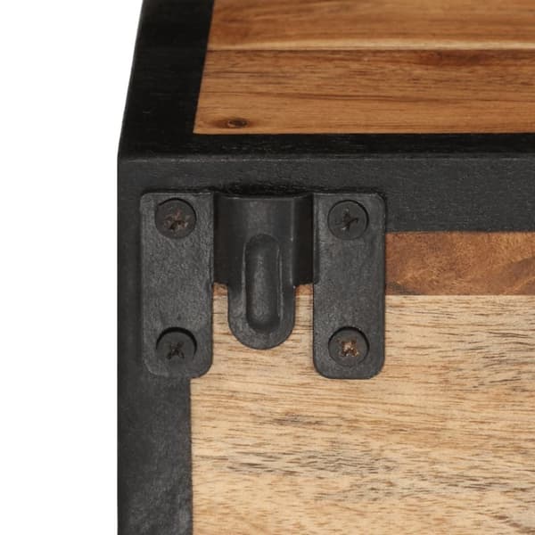 vidaXL Veggmontert nattbord 35x35x20 cm heltre akasie