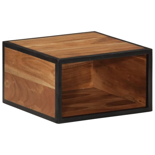 vidaXL Veggmontert nattbord 35x35x20 cm heltre akasie