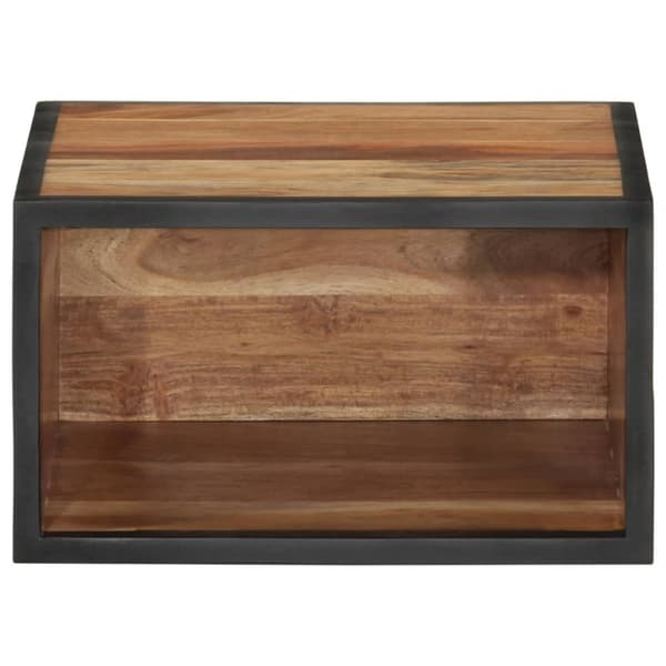 vidaXL Veggmontert nattbord 35x35x20 cm heltre akasie