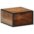 Pikkukuva 1 / 10: vidaXL Seinäkiinnitettävä yöpöytä 35x35x20 cm täysi akasiapuu