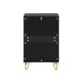 Miniatyrbild 4 av 9: SoBuy Nattduksbord med 3 lådor Soffbord Sidobord Sängbord FBT115-L-SCH