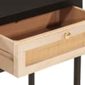 Miniatyrbilde 7 av 10: vidaXL Konsollbord svart 90x30x76 cm heltre mango og jern