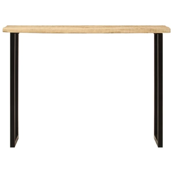 vidaXL Konsollbord med naturlig kant 105x33x76 cm heltre akasie