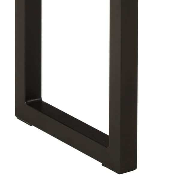 vidaXL konsolbord med naturlig kant 105x33x76 cm massivt mangotræ