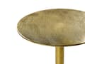 Miniatyrbilde 5 av 7: Sidebord Svart Gull Metall 30 x 56 x 30 cm Marmorbase Rund og geometrisk form Moderne design Småbord