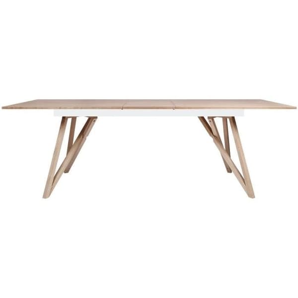 Utdragbart matbord - askfaner - Skandinavisk stil - Sawyer L180 / 220 x D 90 x H 75