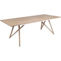 Miniatyrbild 6 av 6: Utdragbart matbord - askfaner - Skandinavisk stil - Sawyer L180 / 220 x D 90 x H 75