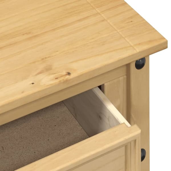 vidaXL konsolbord Corona 115x46x73 cm massivt fyrretræ