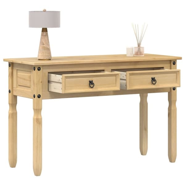vidaXL Konsolipöytä Corona 115x46x73 cm täysi mänty