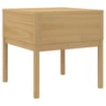 Miniatyrbillede 6 af 11: vidaXL lampebord FLORO 55x55x54 cm massivt fyrretræ gyldenbrun