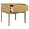 Miniatyrbillede 7 af 11: vidaXL lampebord FLORO 55x55x54 cm massivt fyrretræ gyldenbrun
