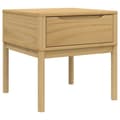 Miniatyrbillede 1 af 11: vidaXL lampebord FLORO 55x55x54 cm massivt fyrretræ gyldenbrun