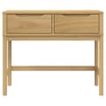 Miniatyrbilde 4 av 11: vidaXL Konsollbord FLORO brun 89,5x36,5x73 cm heltre furu