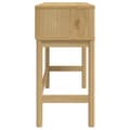 Miniatyrbilde 5 av 11: vidaXL Konsollbord FLORO brun 89,5x36,5x73 cm heltre furu