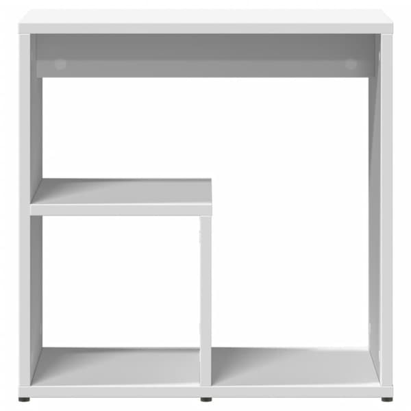 vidaXL sidebord 50x30x50 cm konstrueret træ hvid