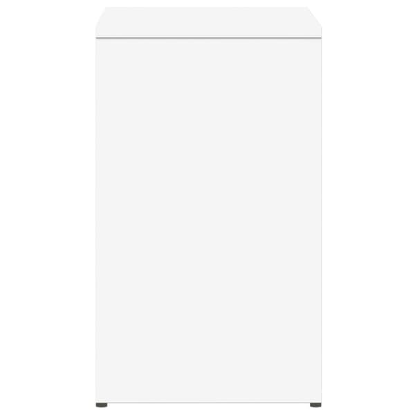 vidaXL sidebord 50x30x50 cm konstrueret træ hvid