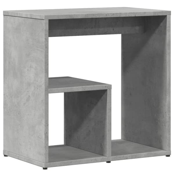 vidaXL sideborde 2 stk. 50x30x50 cm konstrueret træ betongrå