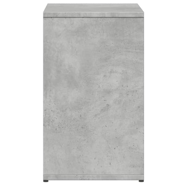 vidaXL Sidebord 2 stk betonggrå 50x30x50 cm konstruert tre