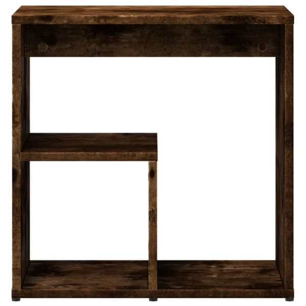 vidaXL sideborde 2 stk. 50x30x50 cm konstrueret træ røget egetræsfarve