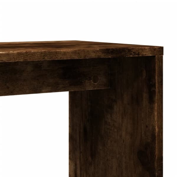 vidaXL sideborde 2 stk. 50x30x50 cm konstrueret træ røget egetræsfarve