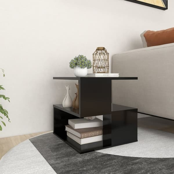 vidaXL sidebord 40x40x40 cm konstrueret træ sort -  Sideborde