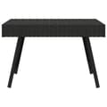 Miniatyrbillede 4 af 8: vidaXL foldbart sidebord 60x40x38 cm polyrattan sort -  Sideborde