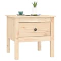 Miniatyrbillede 5 af 11: vidaXL sidebord 50x50x49 cm massivt fyrretræ -  Sideborde
