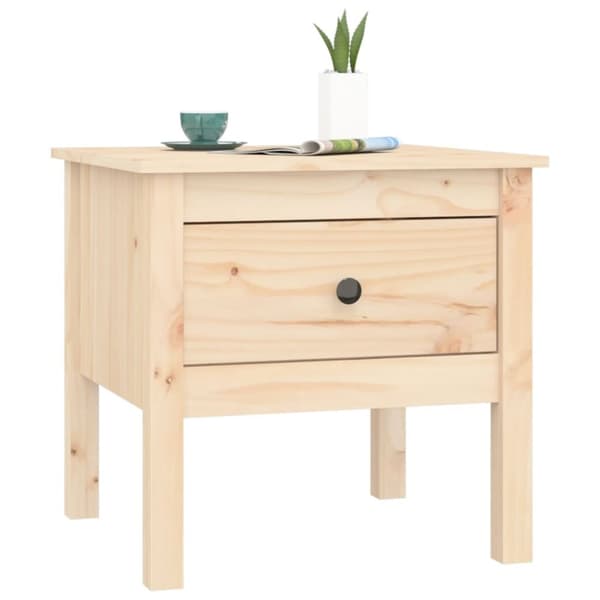 vidaXL sidebord 50x50x49 cm massivt fyrretræ -  Sideborde