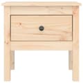 Miniatyrbillede 7 af 11: vidaXL sidebord 50x50x49 cm massivt fyrretræ -  Sideborde