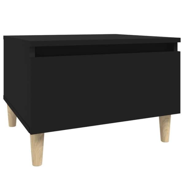 vidaXL sideborde 2 stk. 50x46x35 cm konstrueret træ sort -  Sideborde